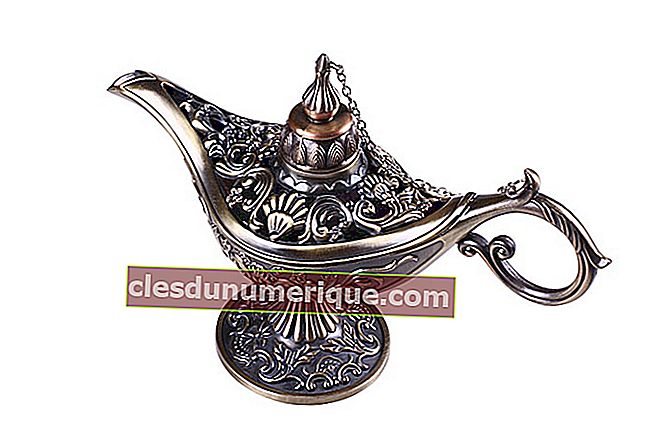 lámpara mágica de aladdin